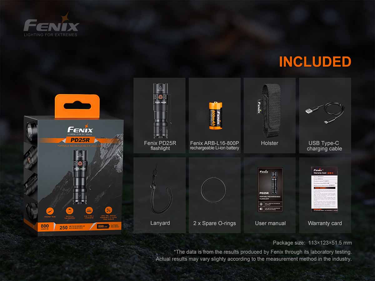Fenix Rechargeable EDC Flashlight
