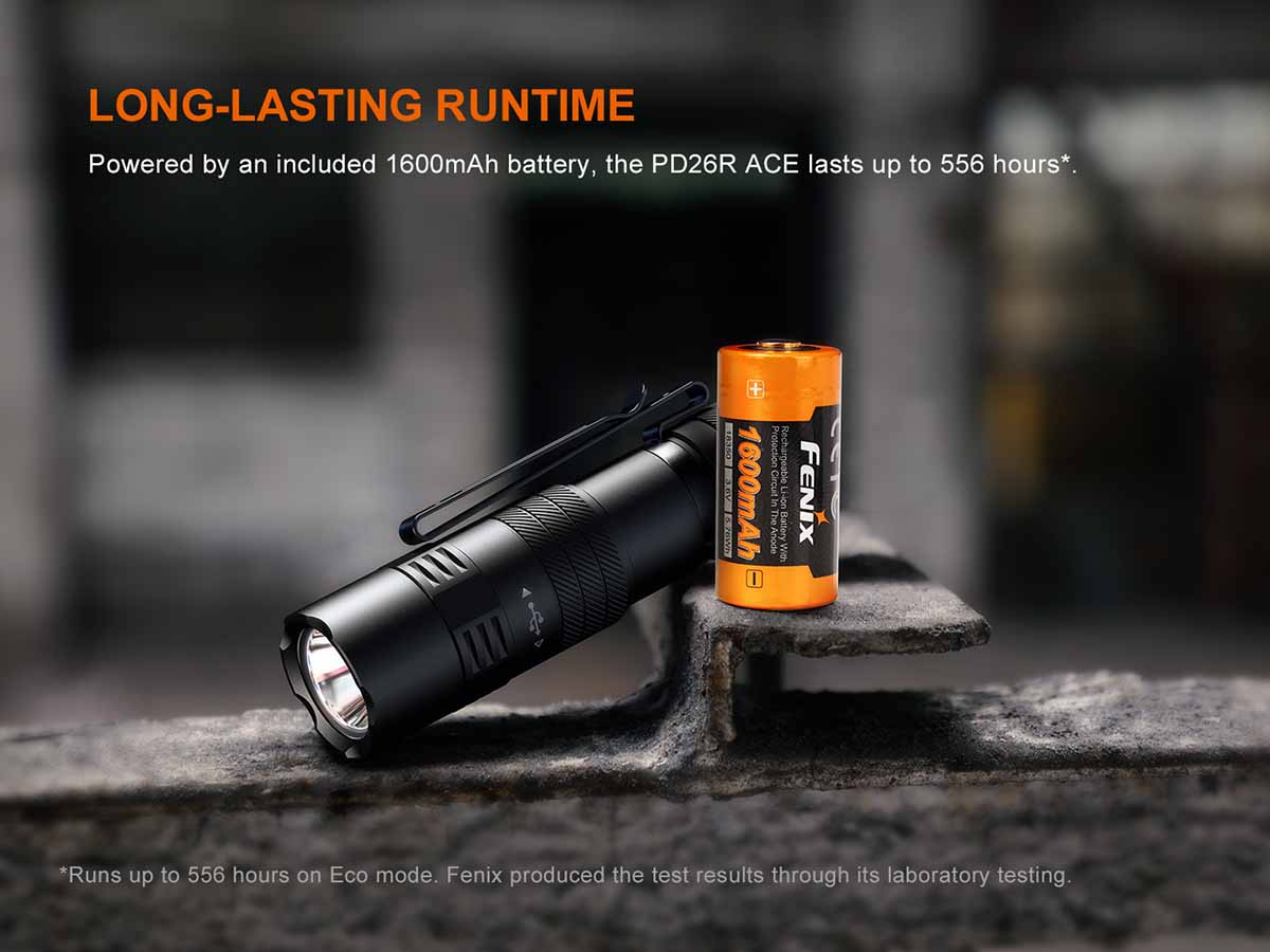 Fenix USB-C Rechargeable EDC Flashlight