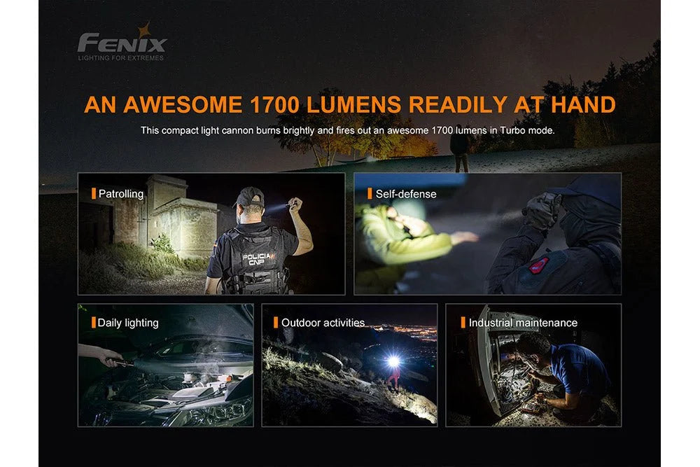 Fenix Rechargeable LED Flashlight Kit