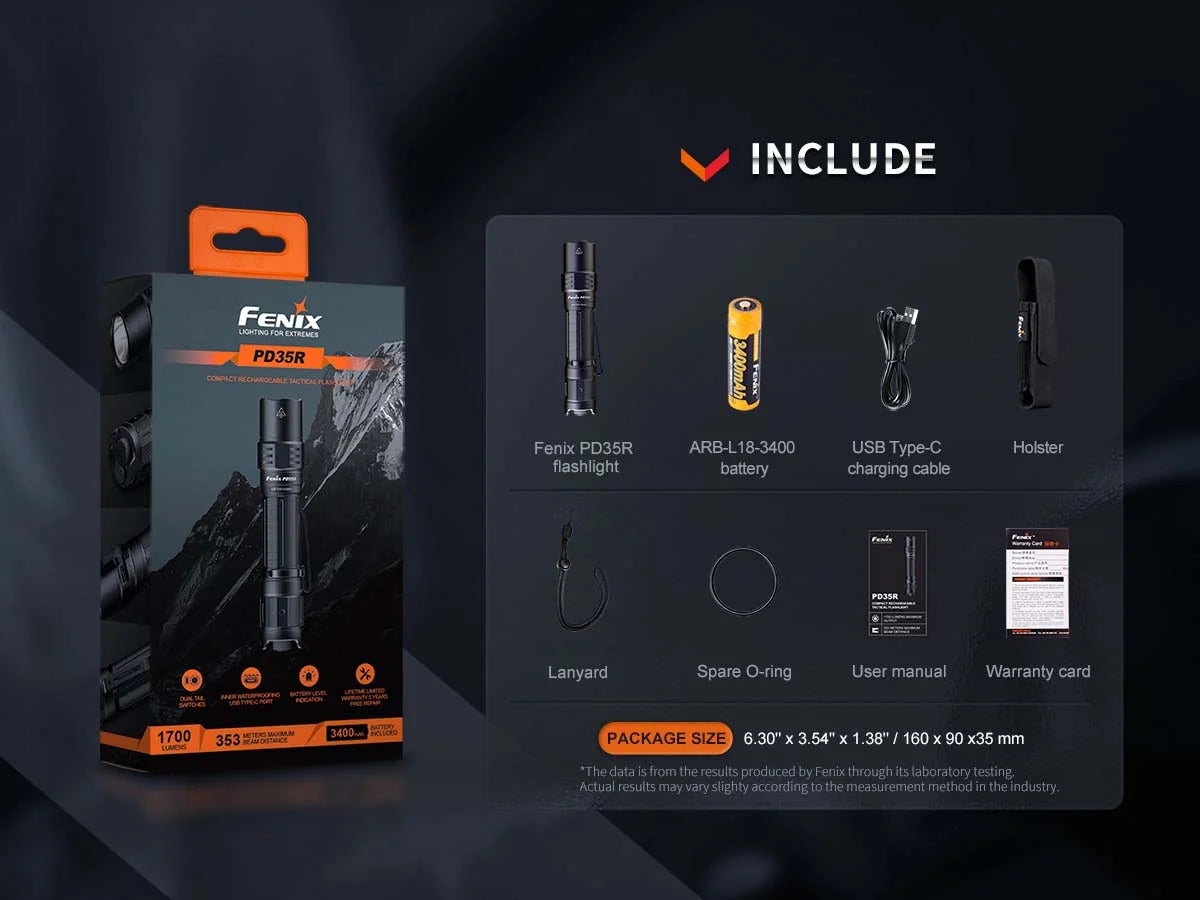 Fenix Rechargeable Flashlight