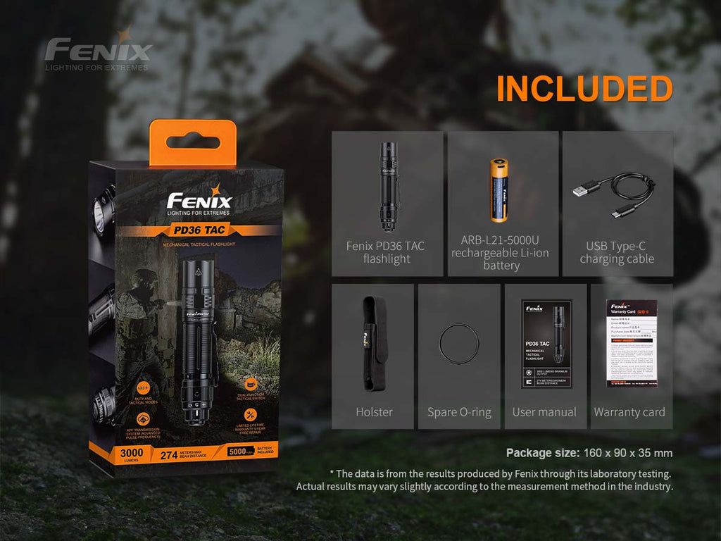 Fenix Dual-Mode Tactical Flashlight