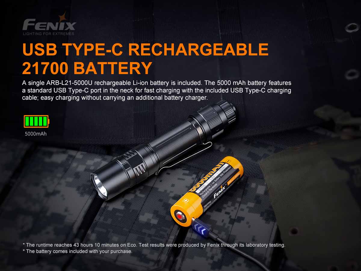 Fenix Dual-Mode Tactical Flashlight