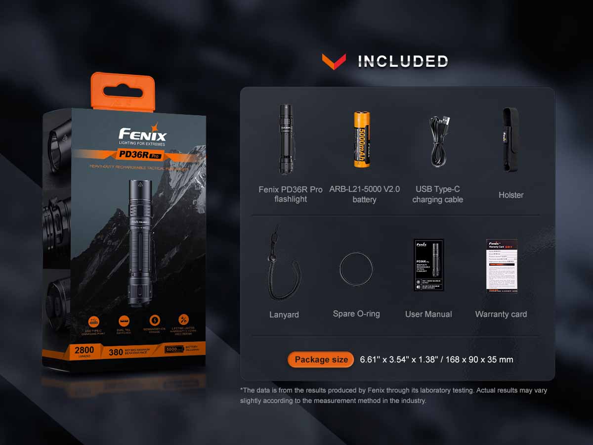 Fenix Rechargeable Flashlight