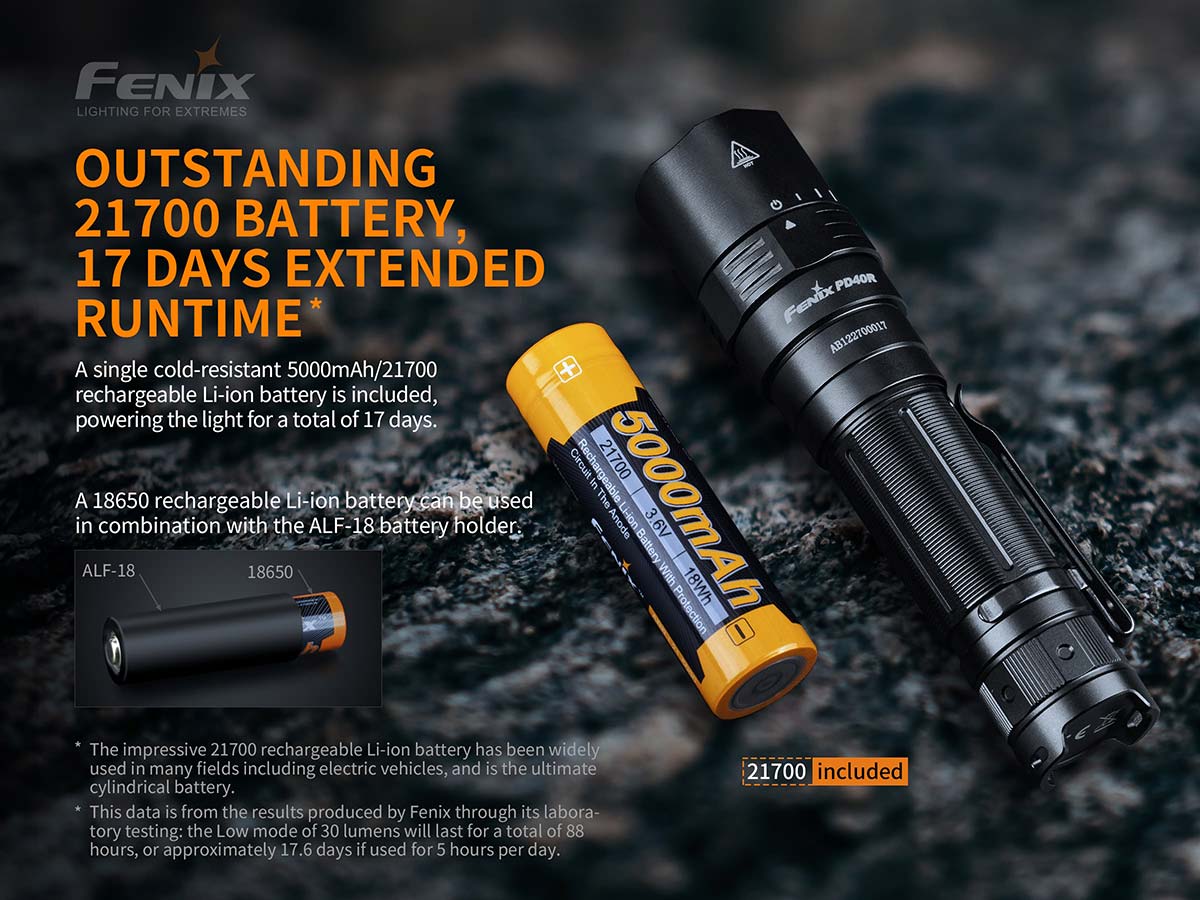 Fenix USB-C Rechargeable Flashlight