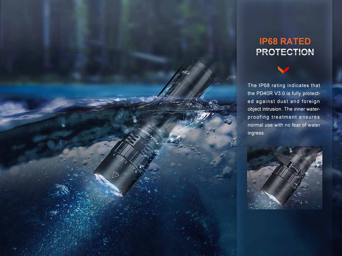 Fenix Rechargeable Handheld Flashlight