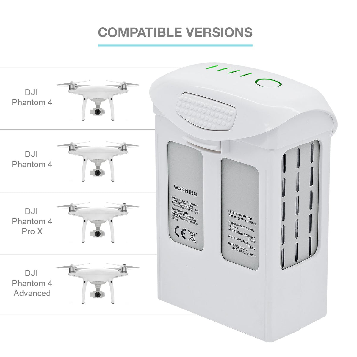 ExpertPower Direct Replacement Drone Battery