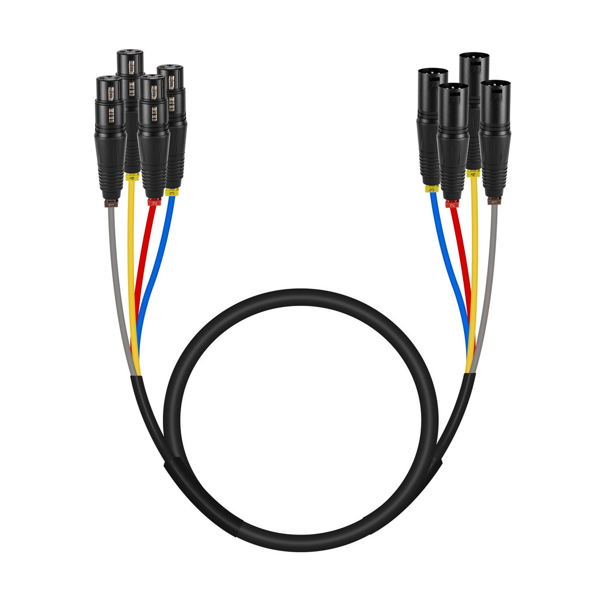 Phenyx Pro Four-Channel XLR Snake Cable