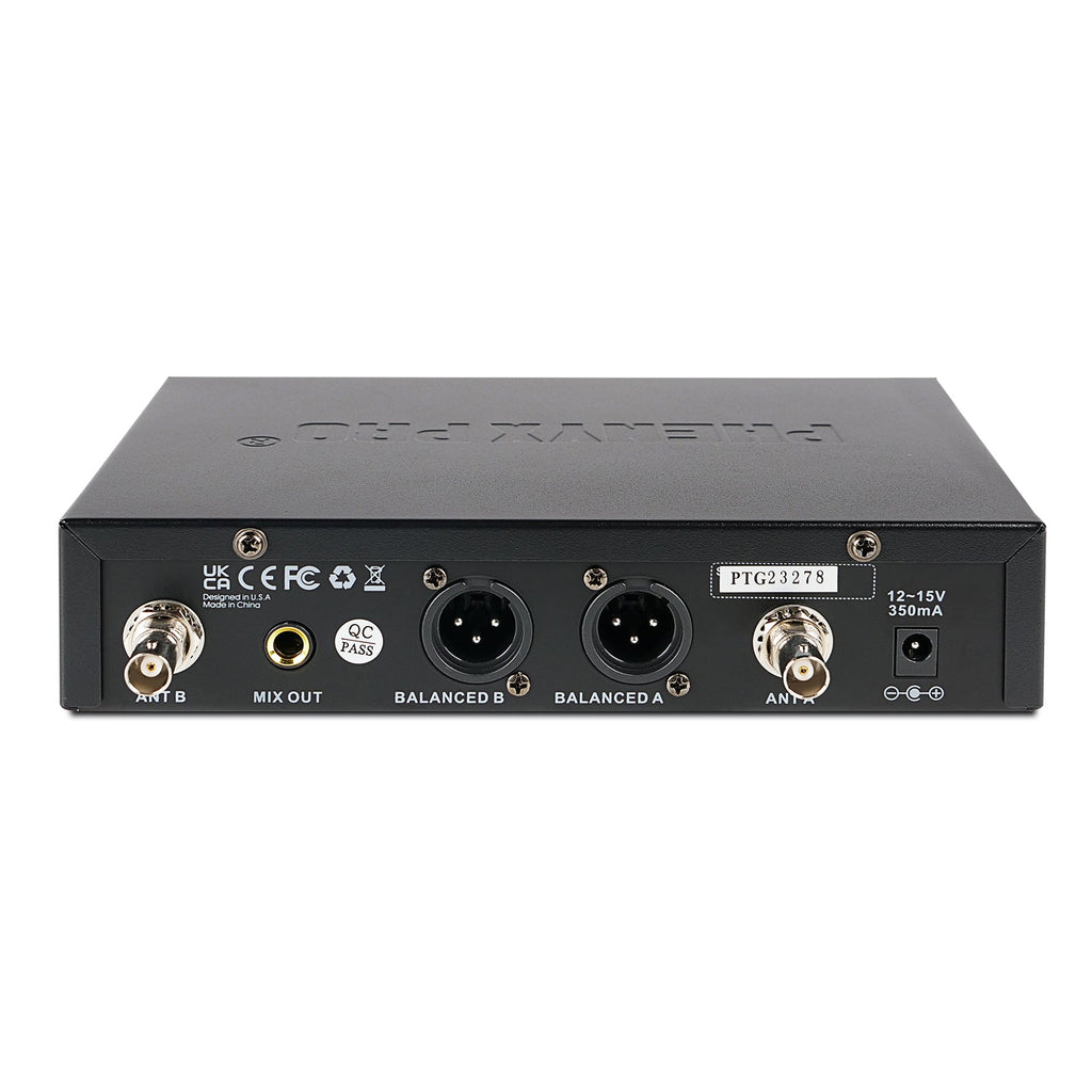 Phenyx Pro Dual UHF Wireless Microphone System