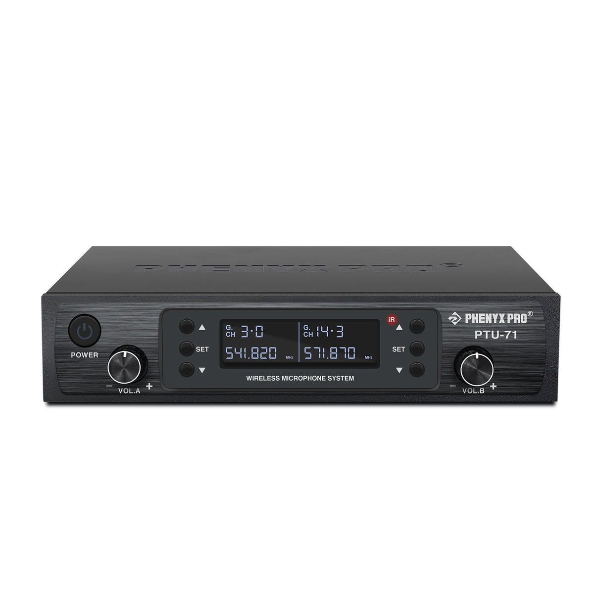 Phenyx Pro Dual UHF Wireless Microphone System
