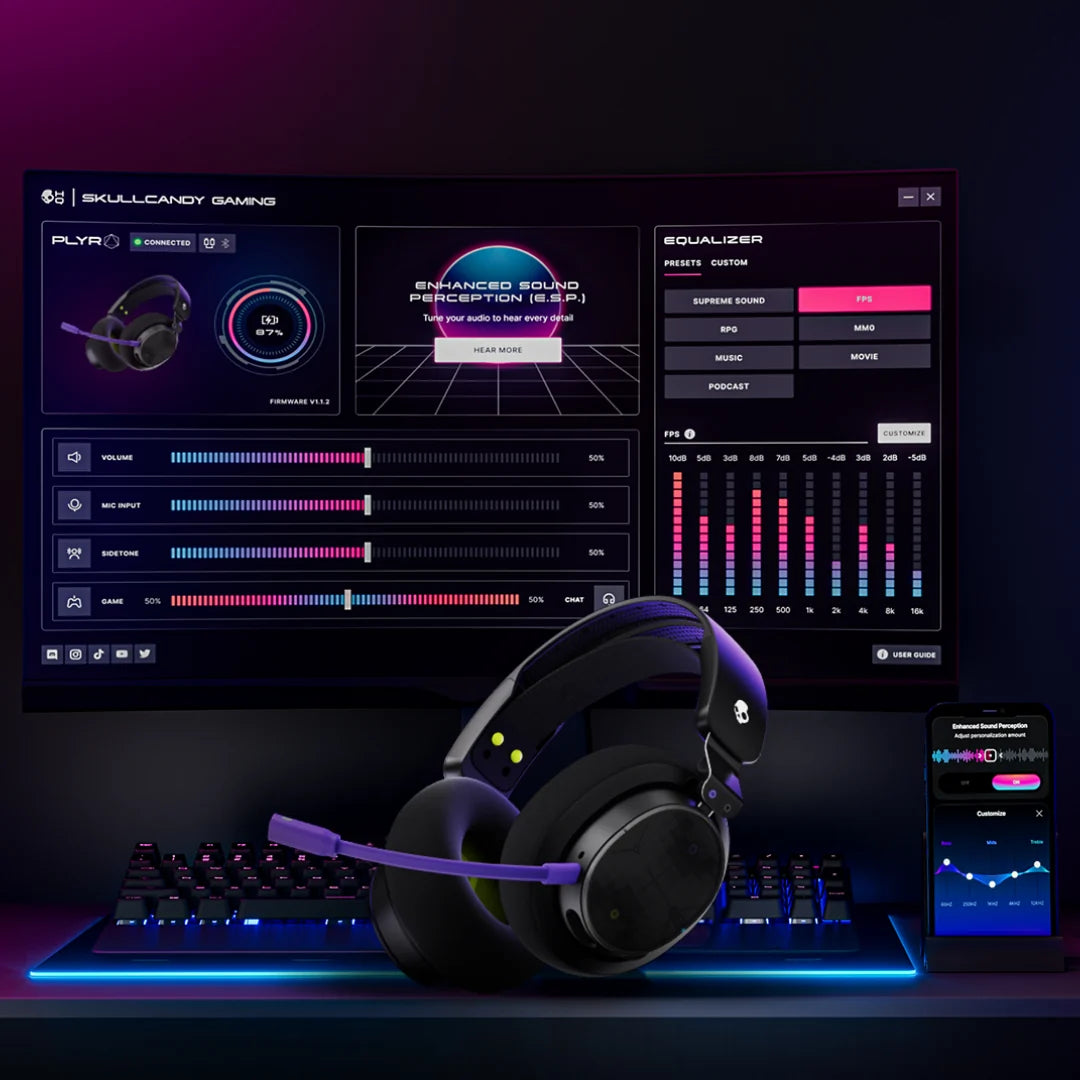 Skullcandy US Wireless Gaming Headset with Transmitter