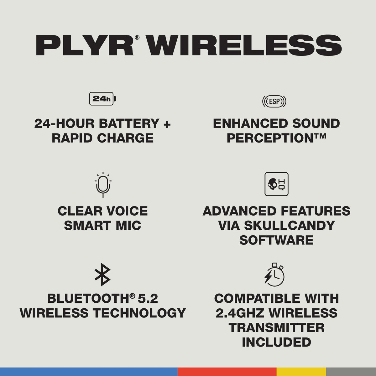 Skullcandy US Wireless Gaming Headset with Transmitter