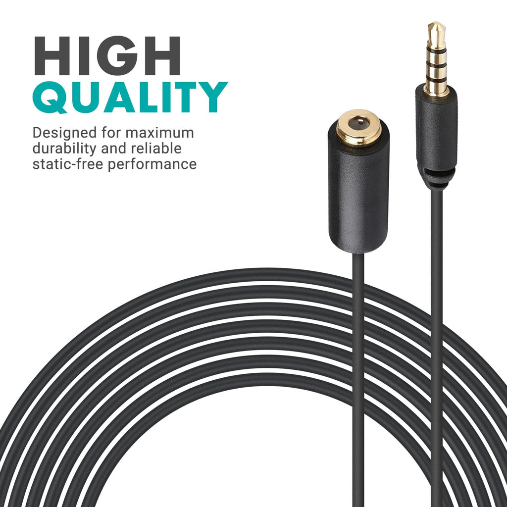Movo TRRS Microphone Extension Cable