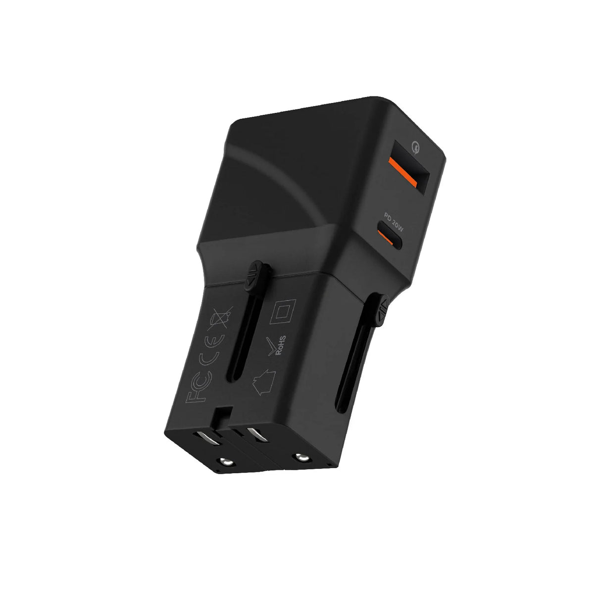 Rolling Square Travel USB Charger