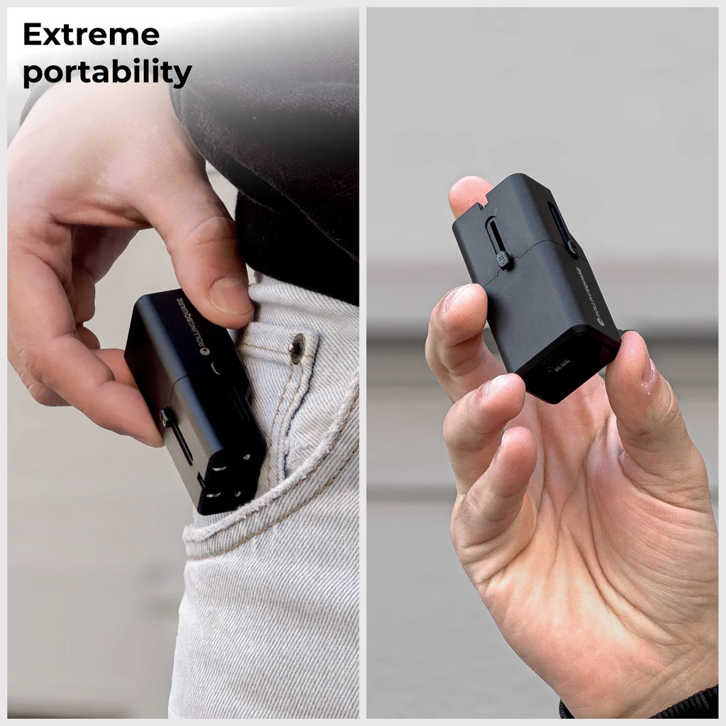 Rolling Square Travel USB Charger
