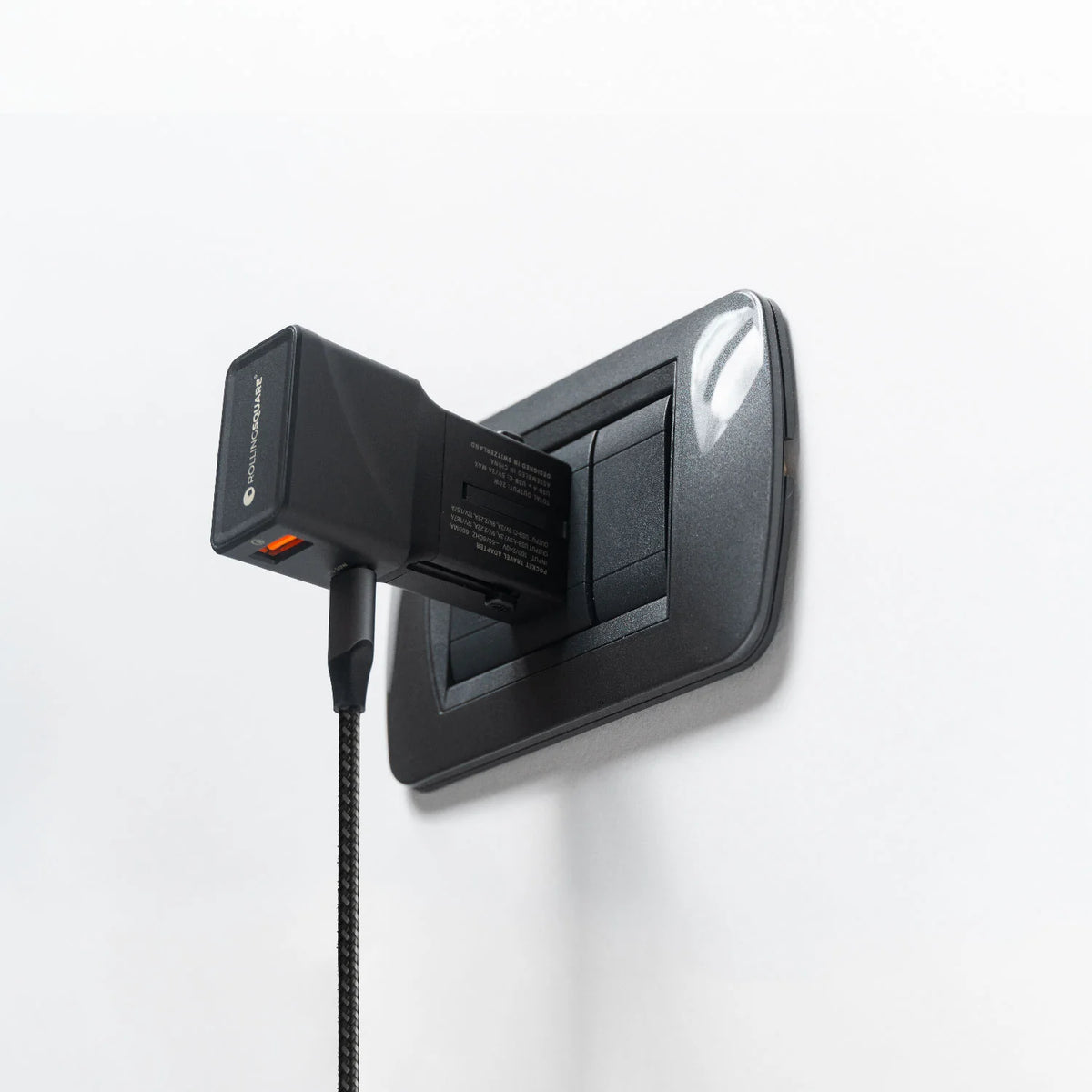 Rolling Square Travel USB Charger