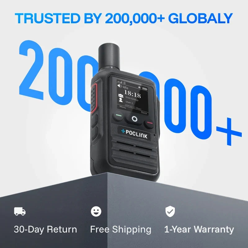 Poclink 4G Push-to-Talk over Cellular Radio Bundle