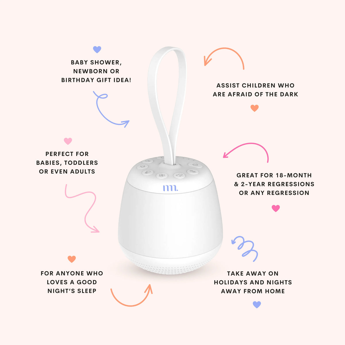 The Midwife Mumma Portable Sound Machine and Night Light