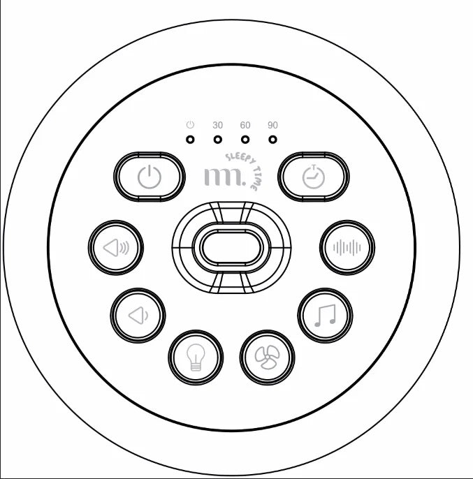 The Midwife Mumma Portable Sound Machine and Night Light