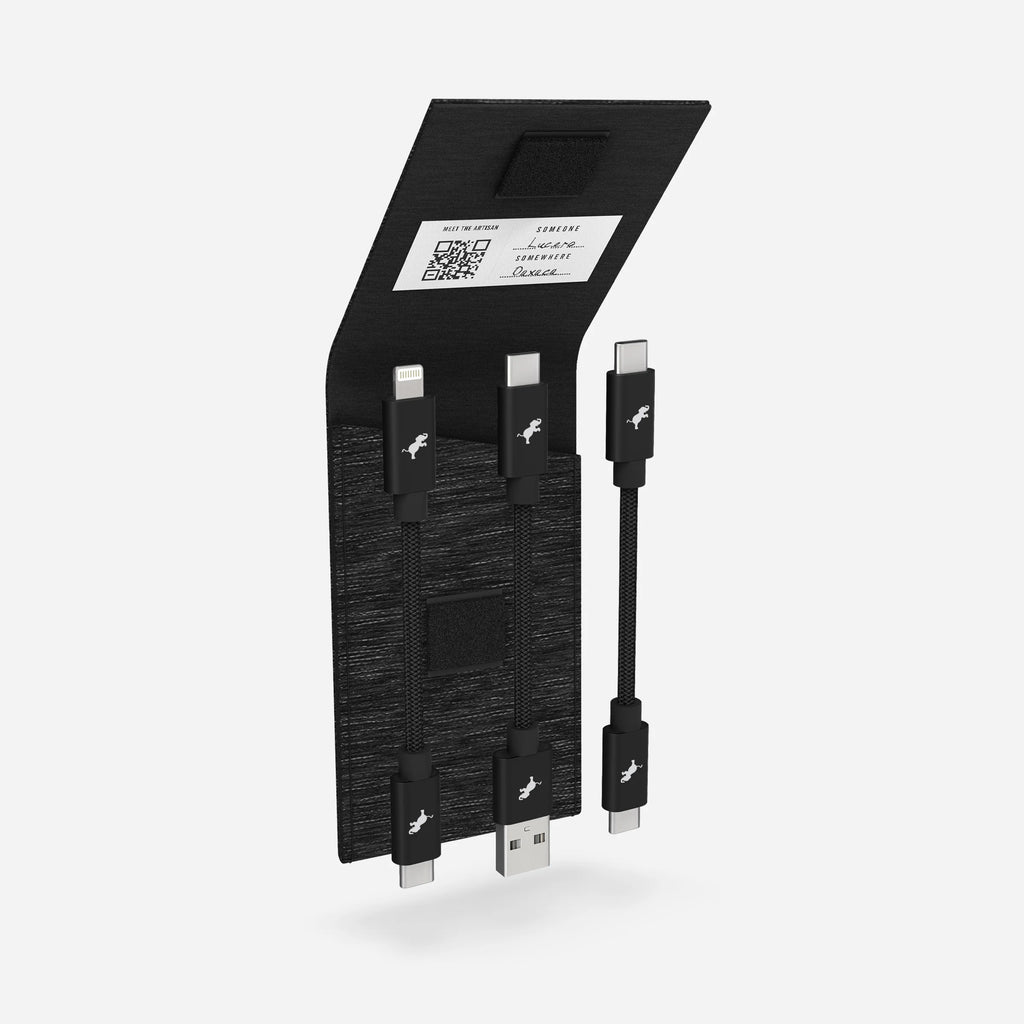 Nimble Three-Cable USB Charging Travel Kit