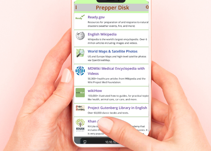 Prepper Disk 512GB Preloaded SD Card for Raspberry Pi
