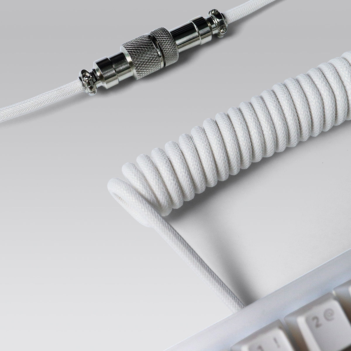 Womier Keyboard Braided Coiled USB-A to USB-C Cable
