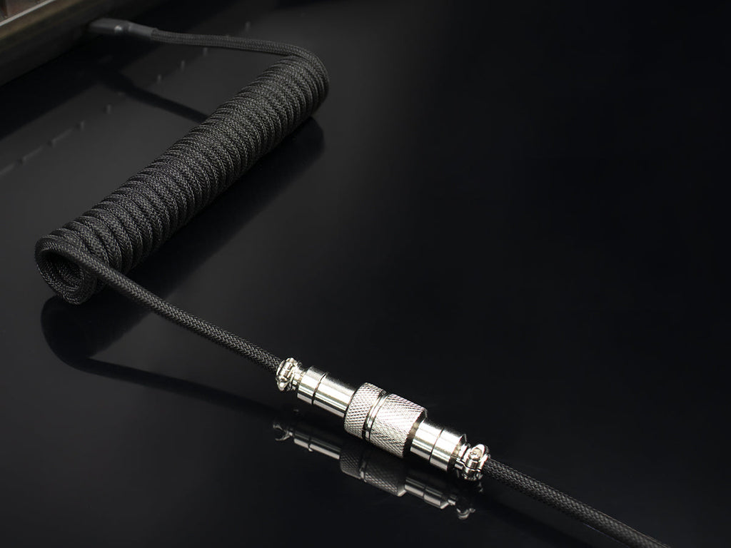 Womier Keyboard Braided Coiled USB-A to USB-C Cable
