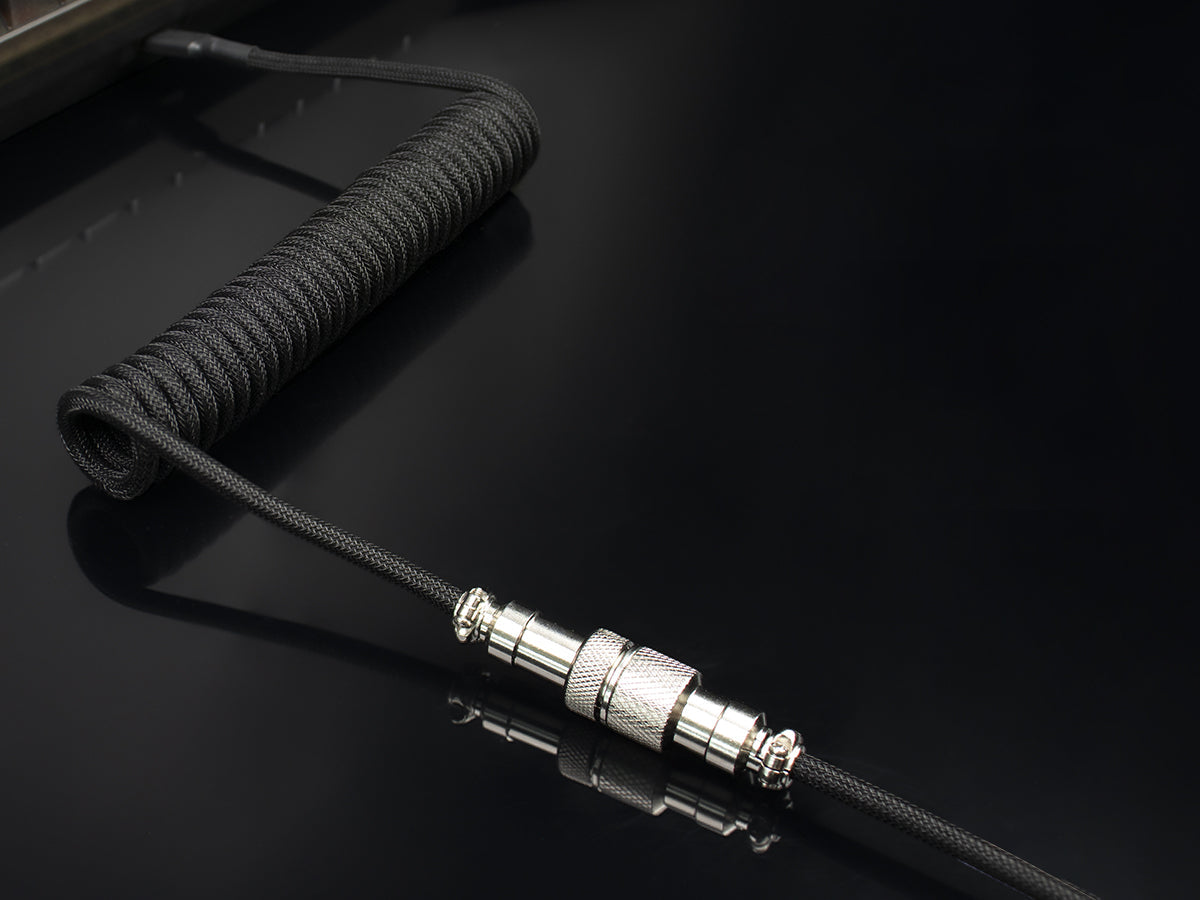 Womier Keyboard Braided Coiled USB-A to USB-C Cable