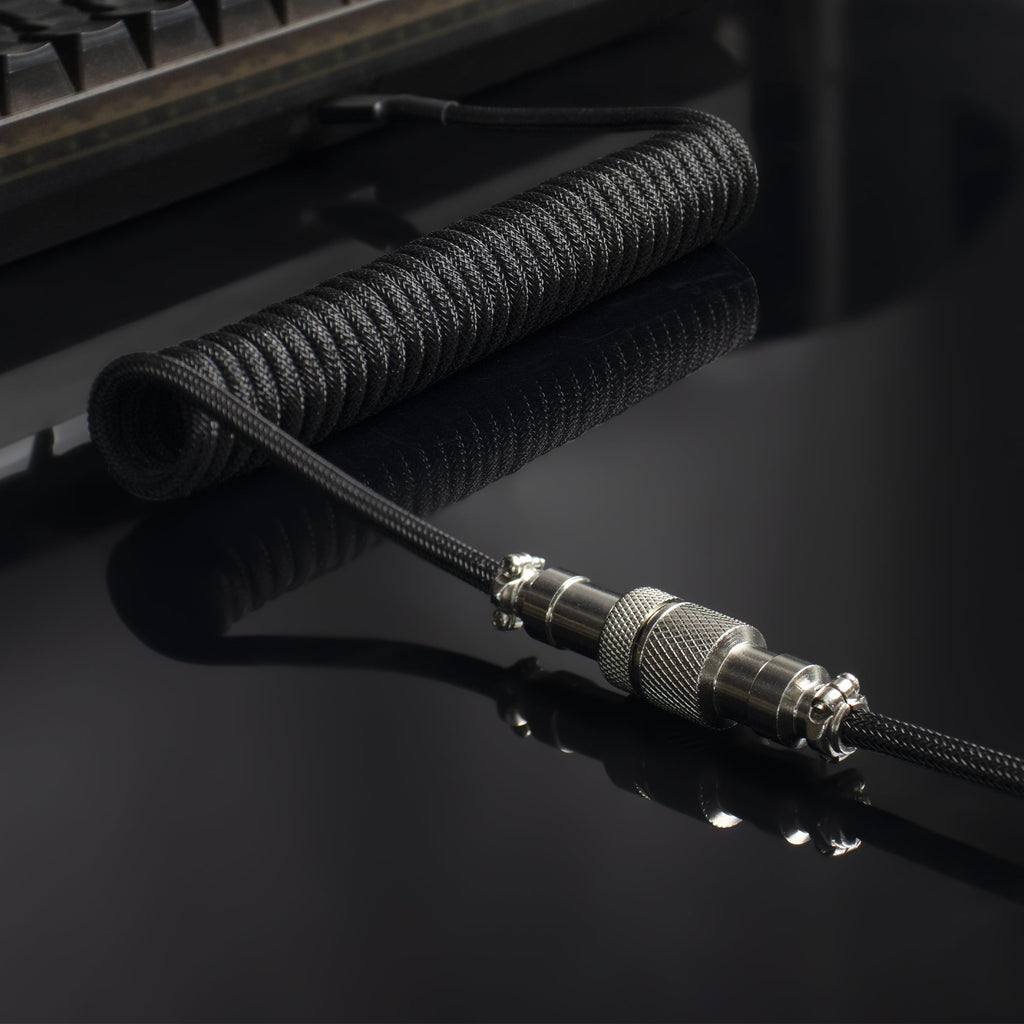 Womier Keyboard Braided Coiled USB-A to USB-C Cable