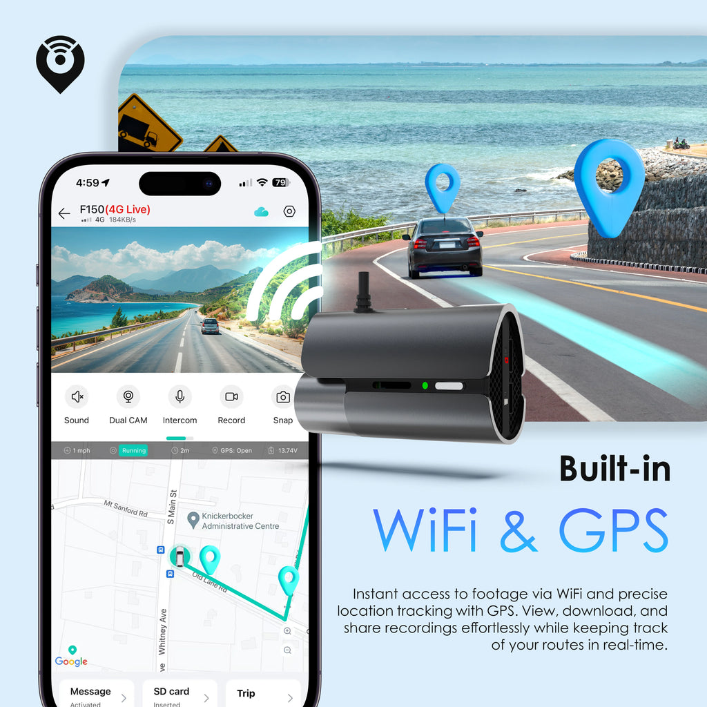 Rexing USA Dual Channel Dash Camera Kit