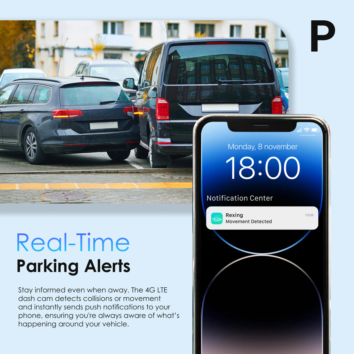 Rexing USA Dual Channel Dash Camera Kit