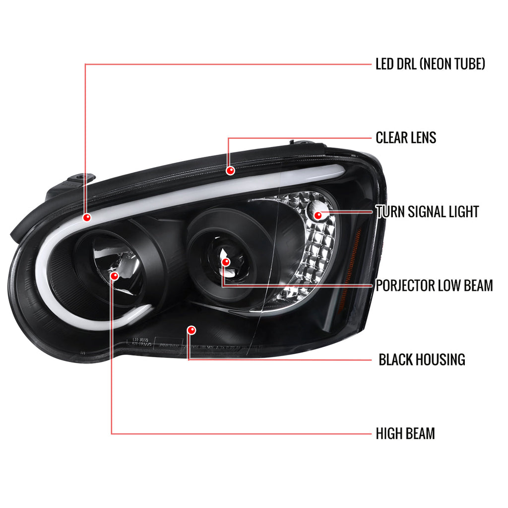 Spec-D Tuning Lighting Projector Headlight Assemblies