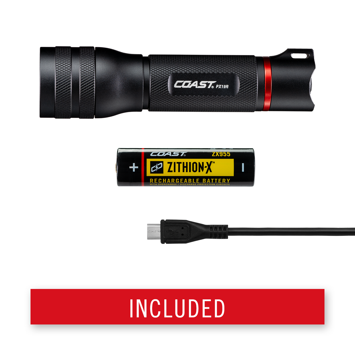 COAST Products Rechargeable Focusing Handheld Flashlight