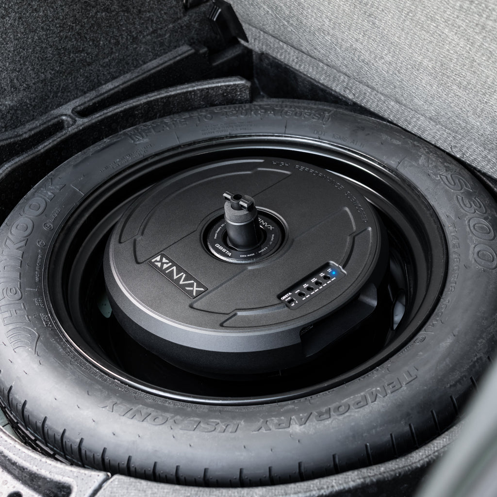 NVX 11-Inch Powered Spare-Tire Subwoofer
