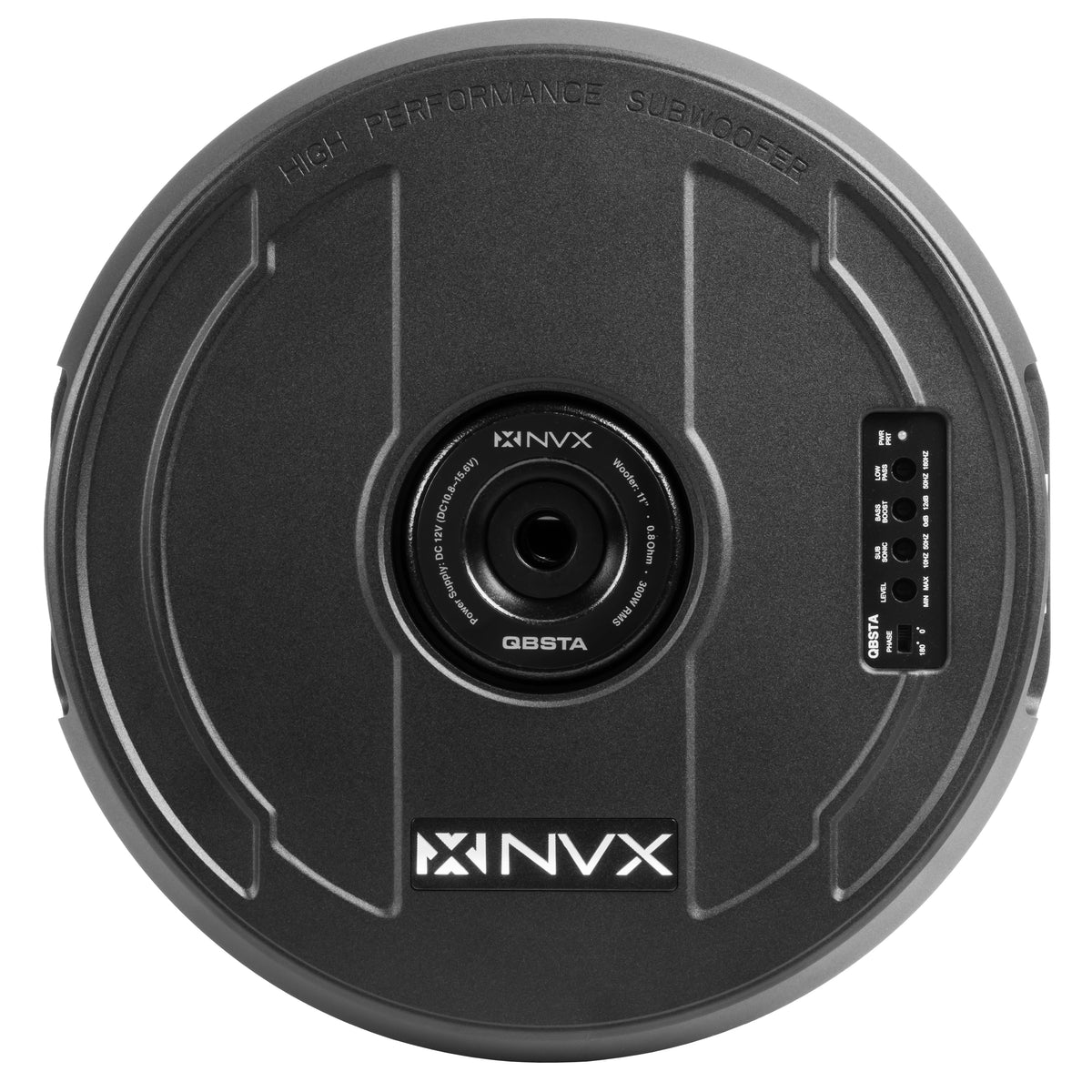 NVX 11-Inch Powered Spare-Tire Subwoofer