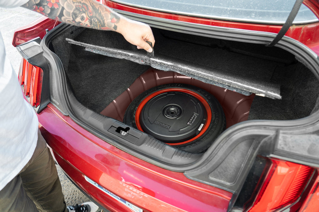 NVX 11-Inch Powered Spare-Tire Subwoofer