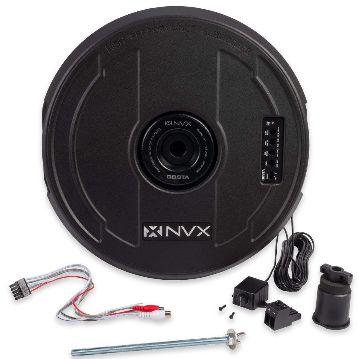 NVX 11-Inch Powered Spare-Tire Subwoofer