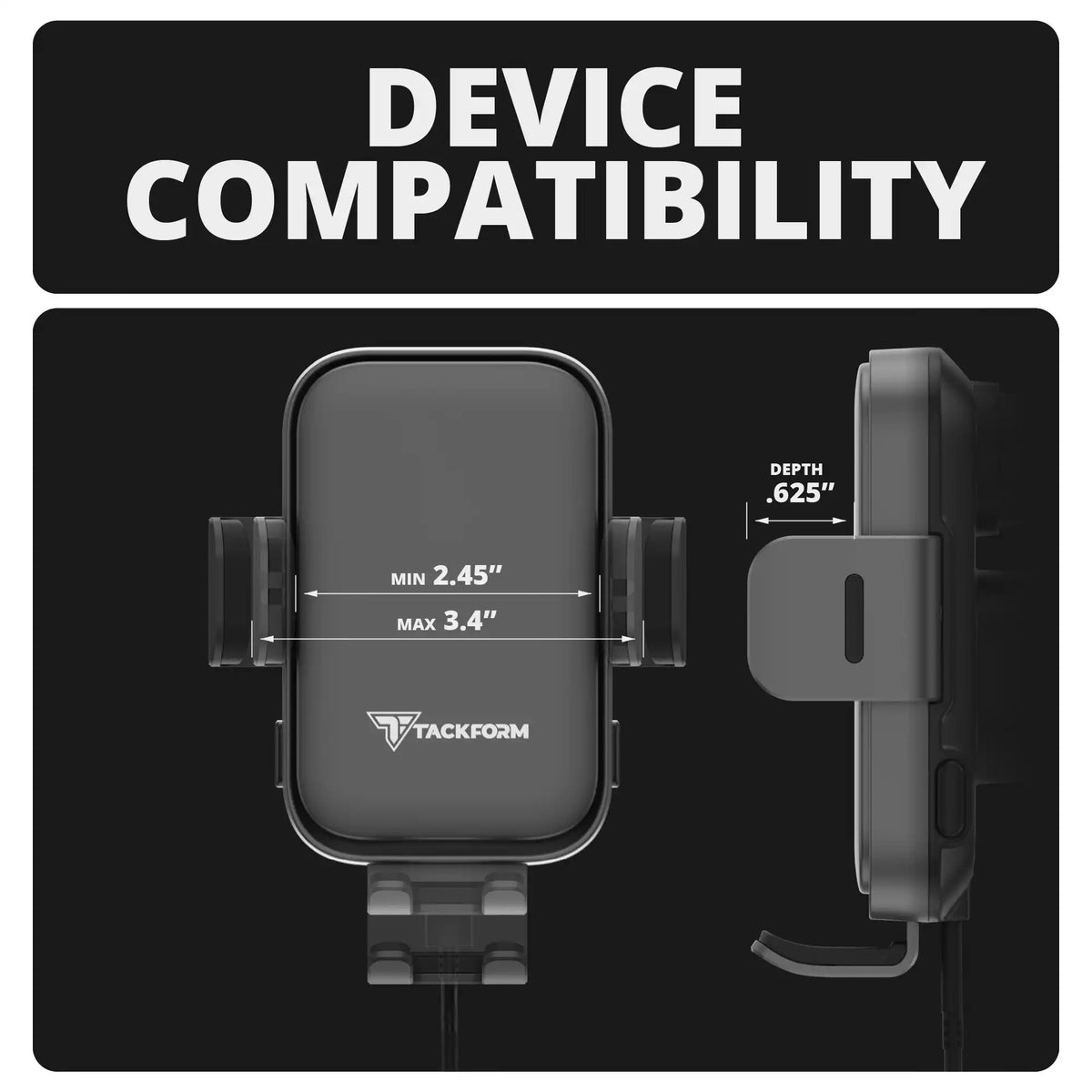 Tackform 20 Series Wireless Charging Phone Mount