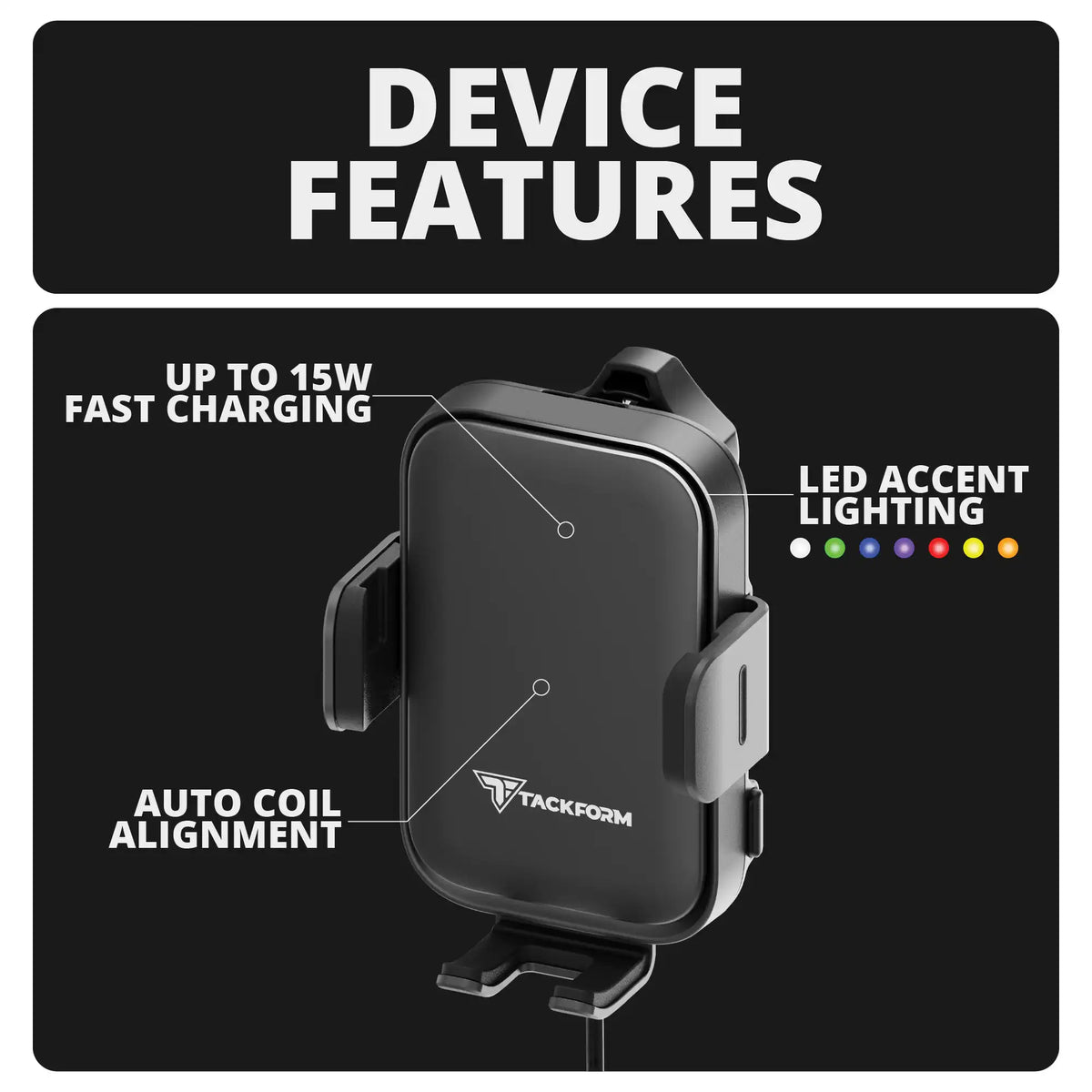 Tackform 20 Series Wireless Charging Phone Mount