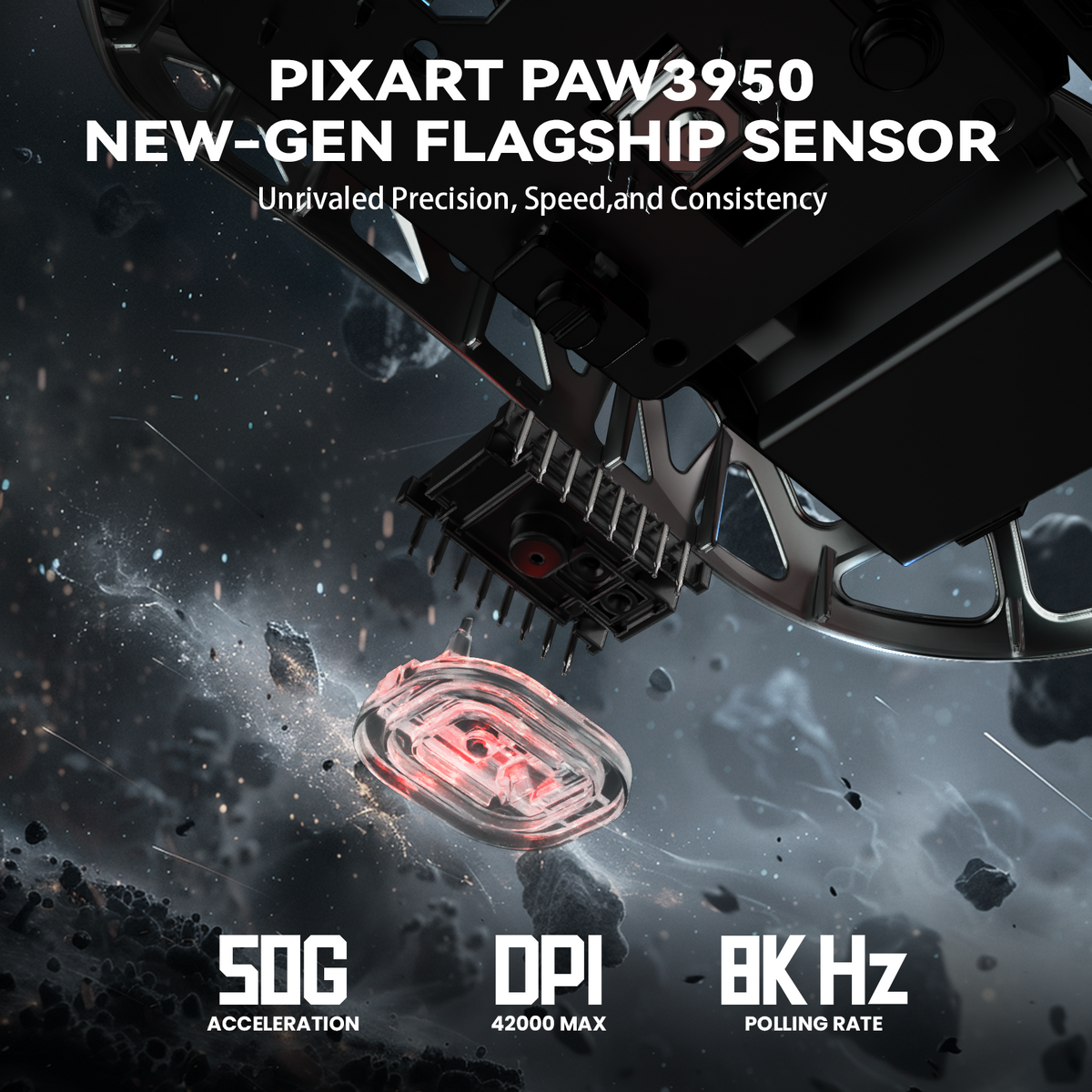 ATTACK SHARK Wireless Gaming Mouse