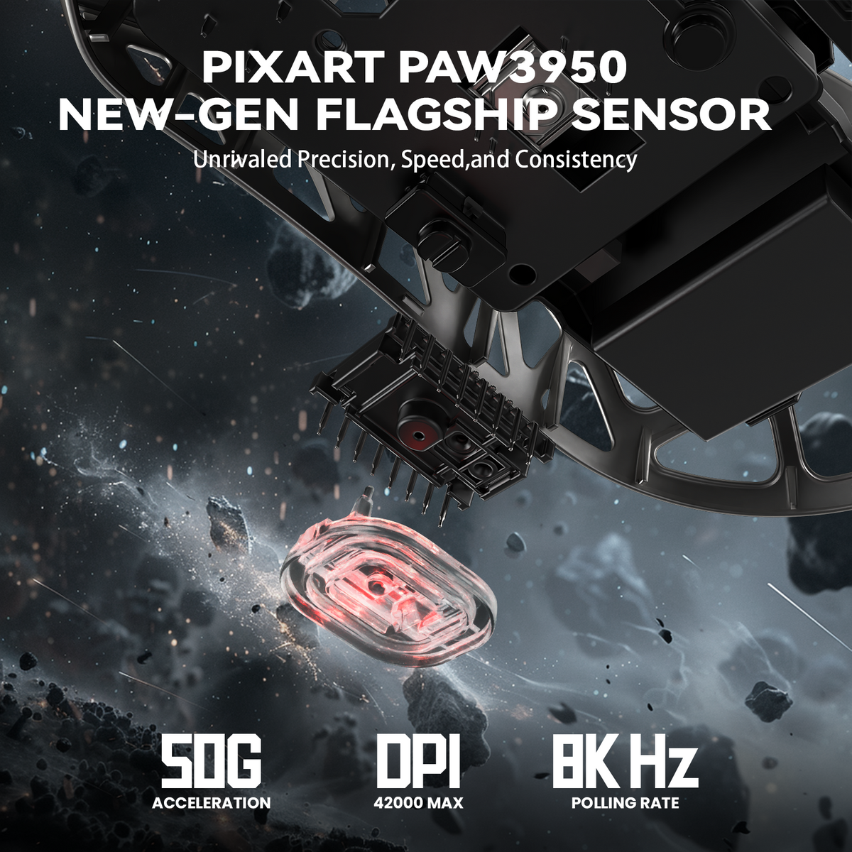 ATTACK SHARK Wireless Gaming Mouse