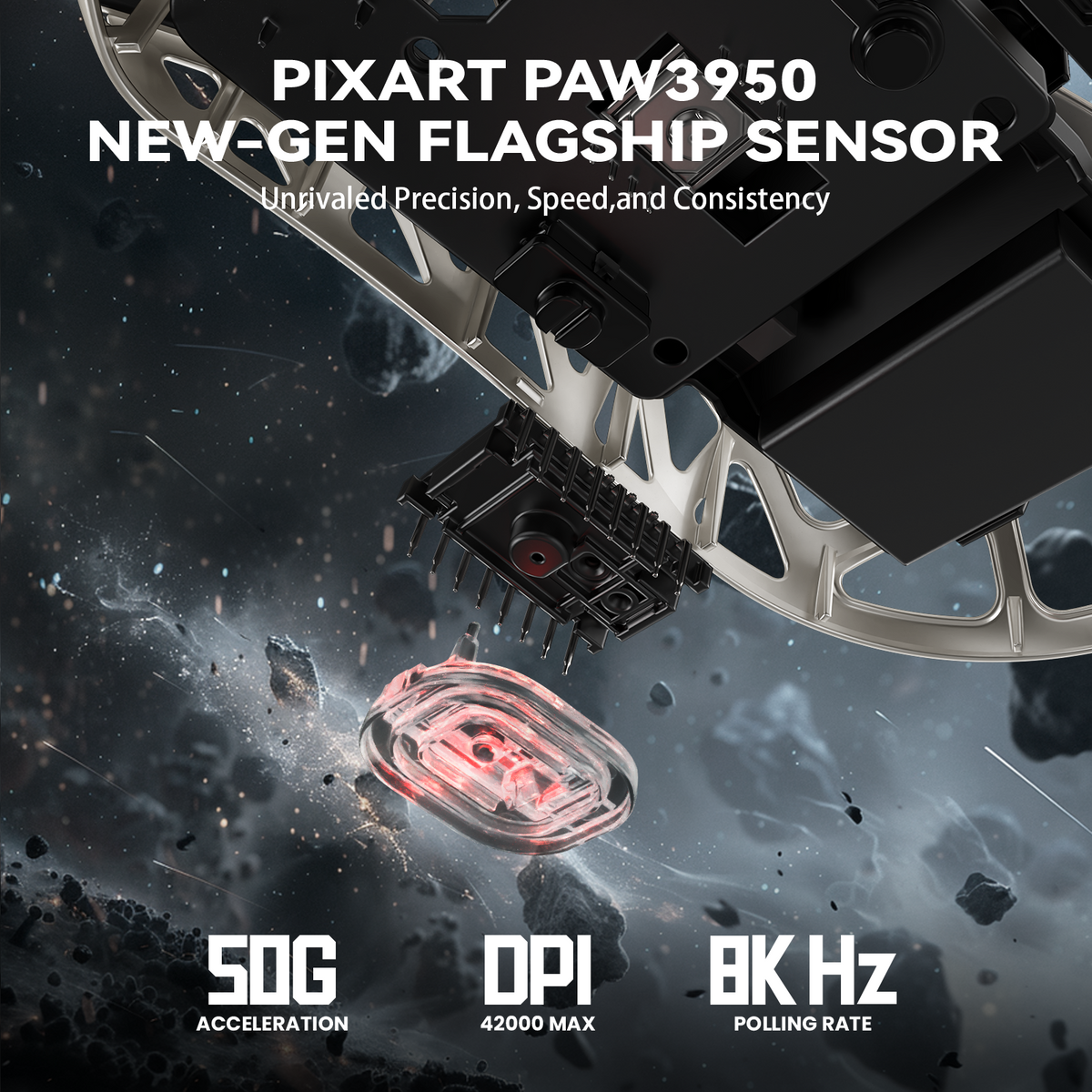 ATTACK SHARK Wireless Gaming Mouse