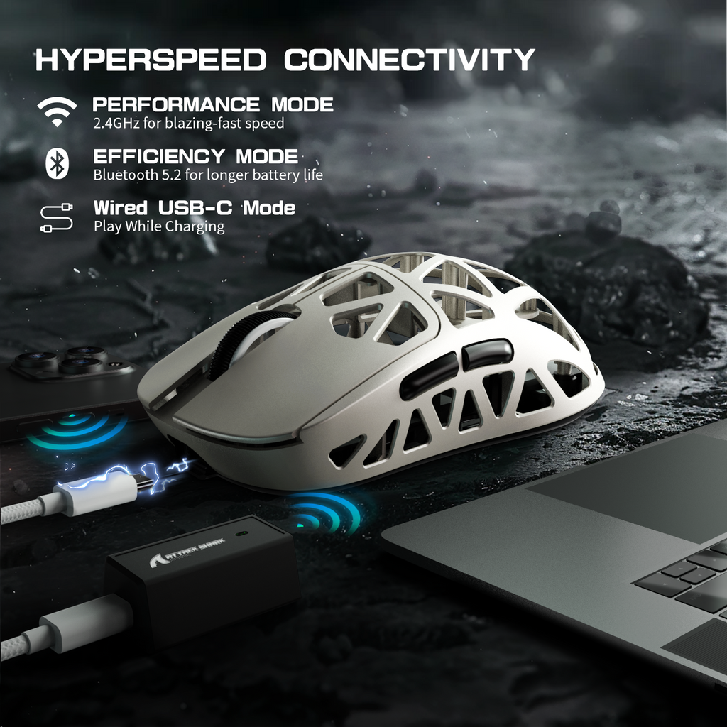 ATTACK SHARK Wireless Gaming Mouse