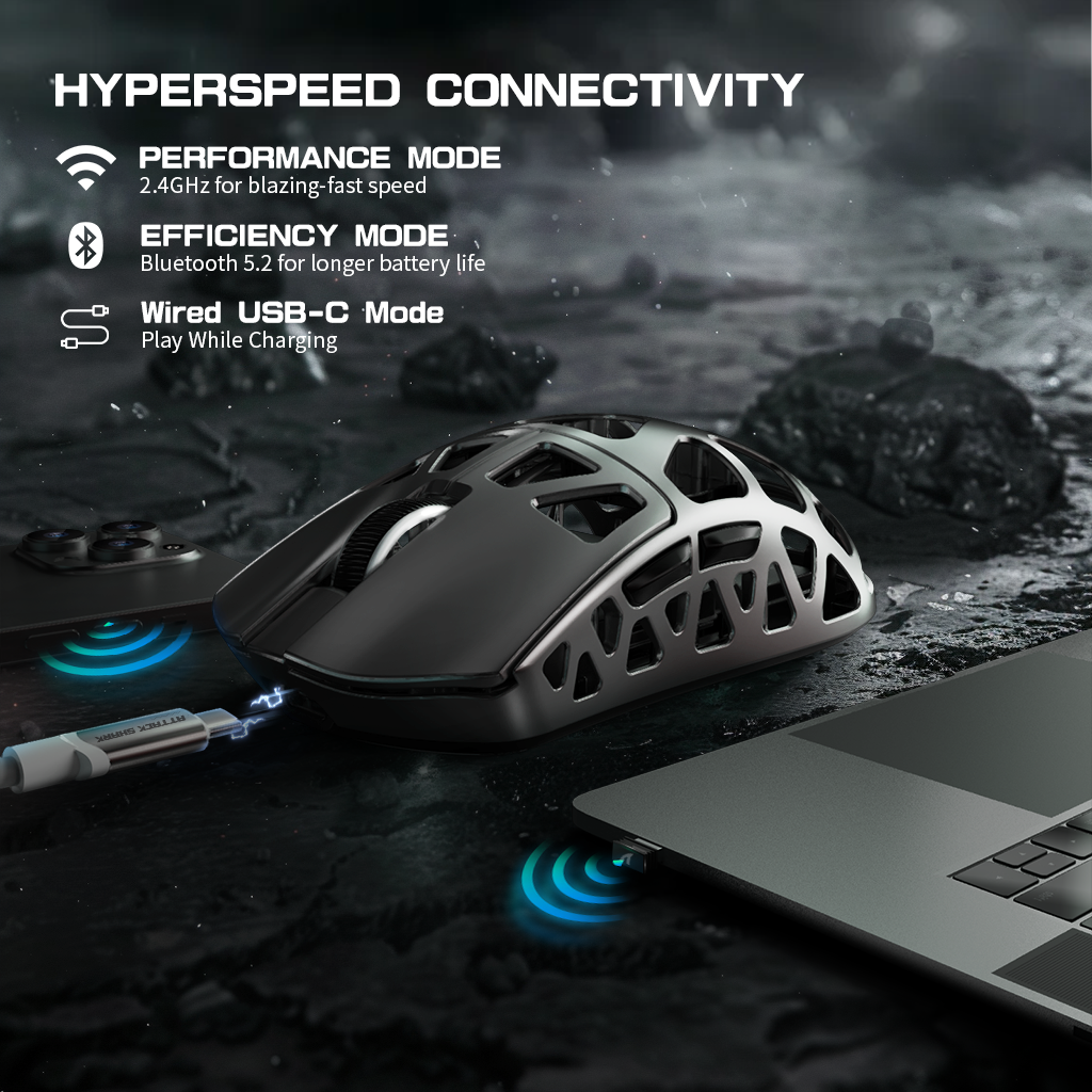 ATTACK SHARK Wireless Gaming Mouse