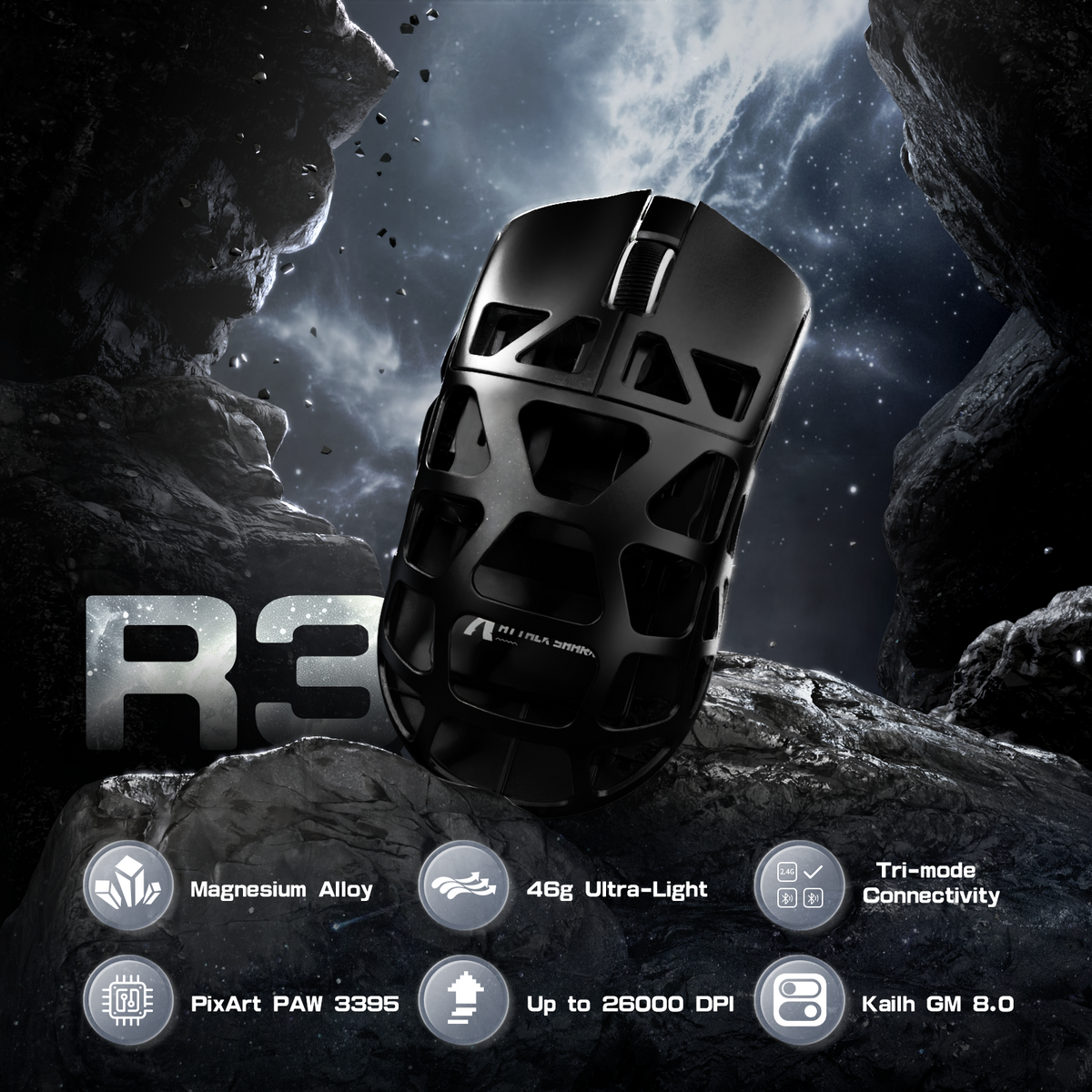 ATTACK SHARK Wireless Gaming Mouse