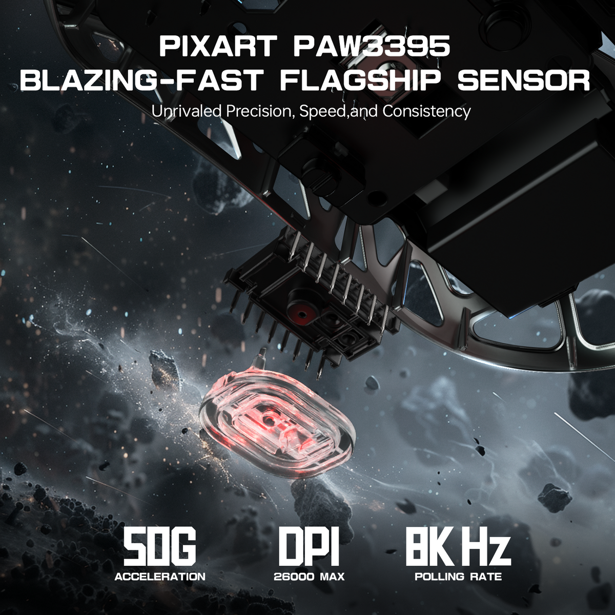 ATTACK SHARK Wireless Gaming Mouse