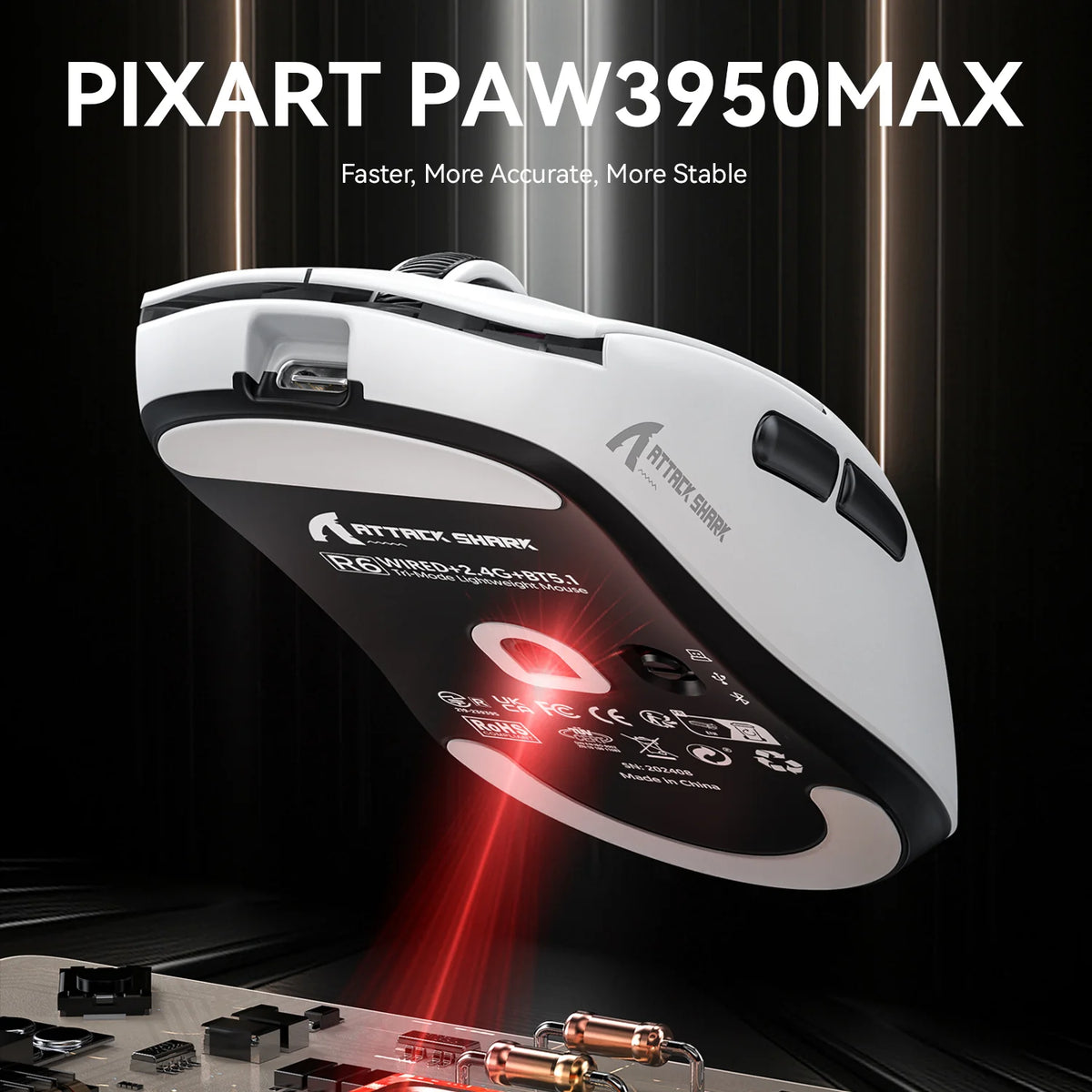 ATTACK SHARK Wireless Gaming Mouse
