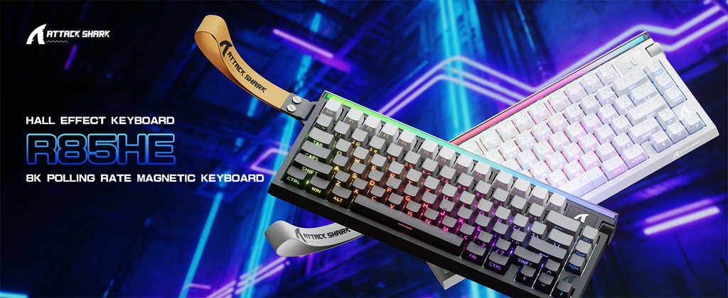 ATTACK SHARK Wired Hall Effect Keyboard