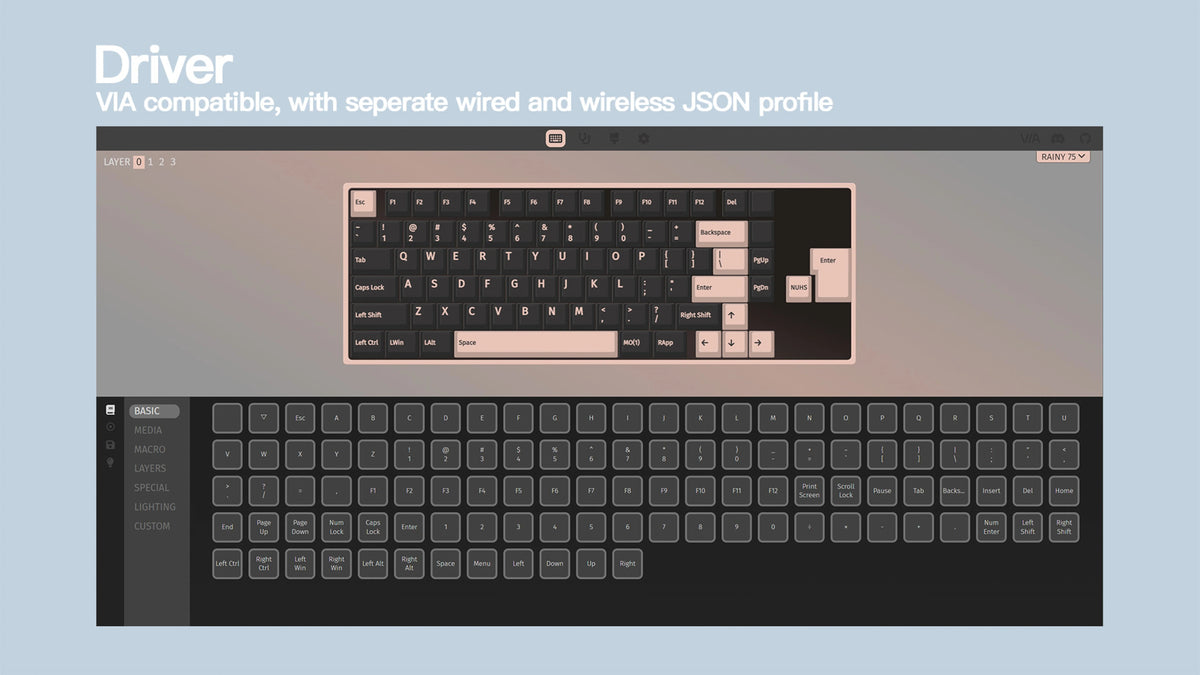 WOBKEY Mechanical Keyboard