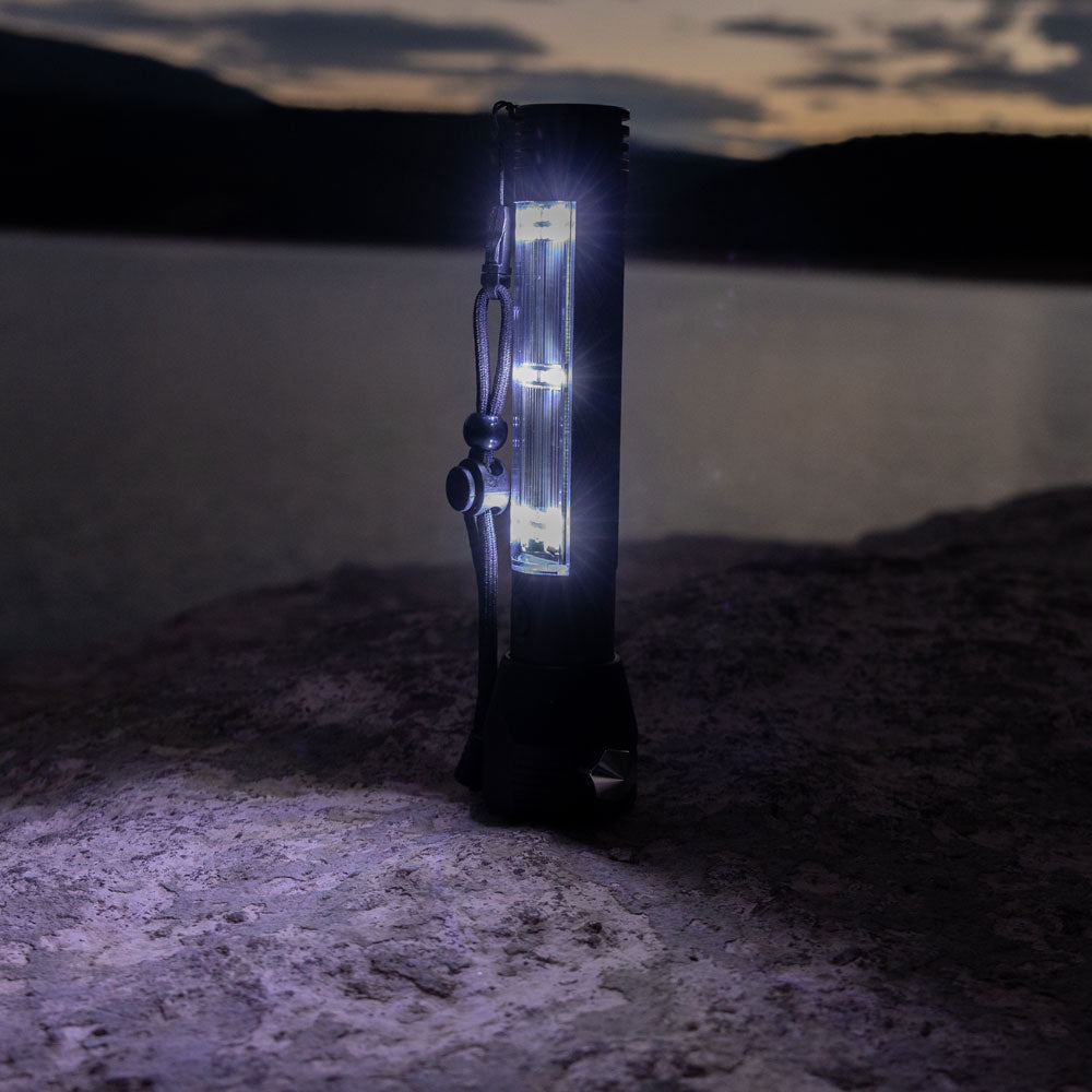 Ready Hour Gear Solar Rechargeable Flashlight