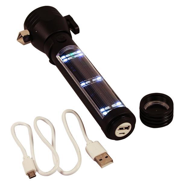 Ready Hour Gear Solar Rechargeable Flashlight